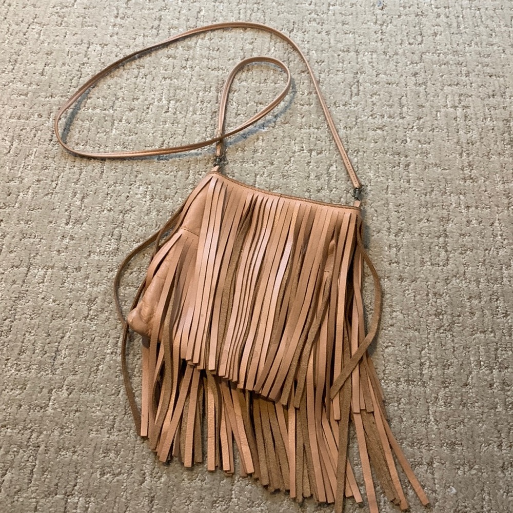 McFadin fringe leather purse